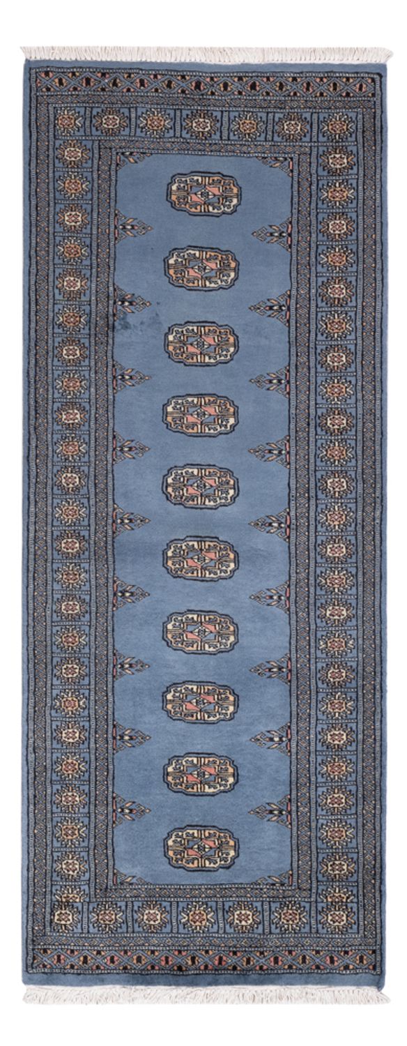 Tapis de couloir Tapis Pakistani - 196 x 77 cm - bleu