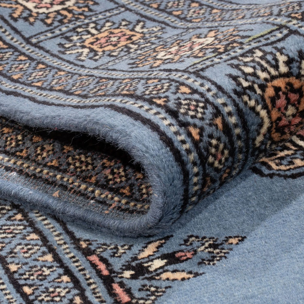 Tapis de couloir Tapis Pakistani - 196 x 77 cm - bleu