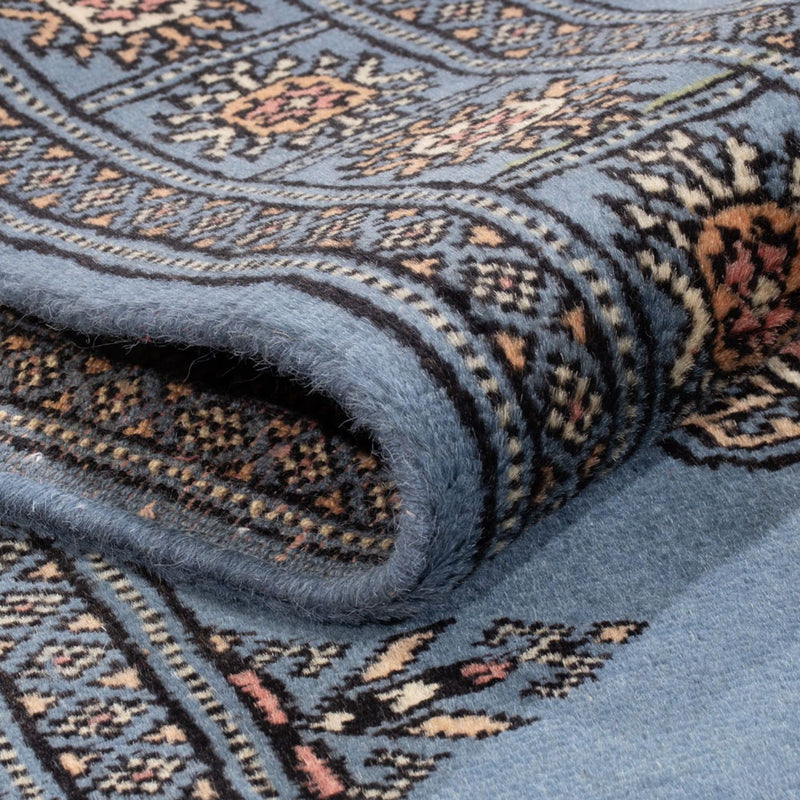 Tapis de couloir Tapis Pakistani - 196 x 77 cm - bleu