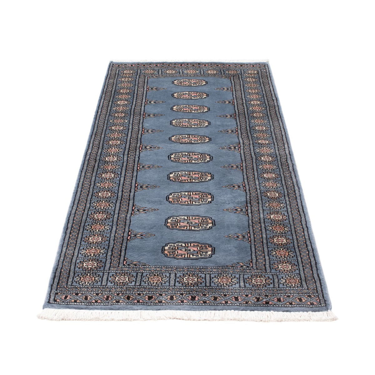 Tapis de couloir Tapis Pakistani - 196 x 77 cm - bleu