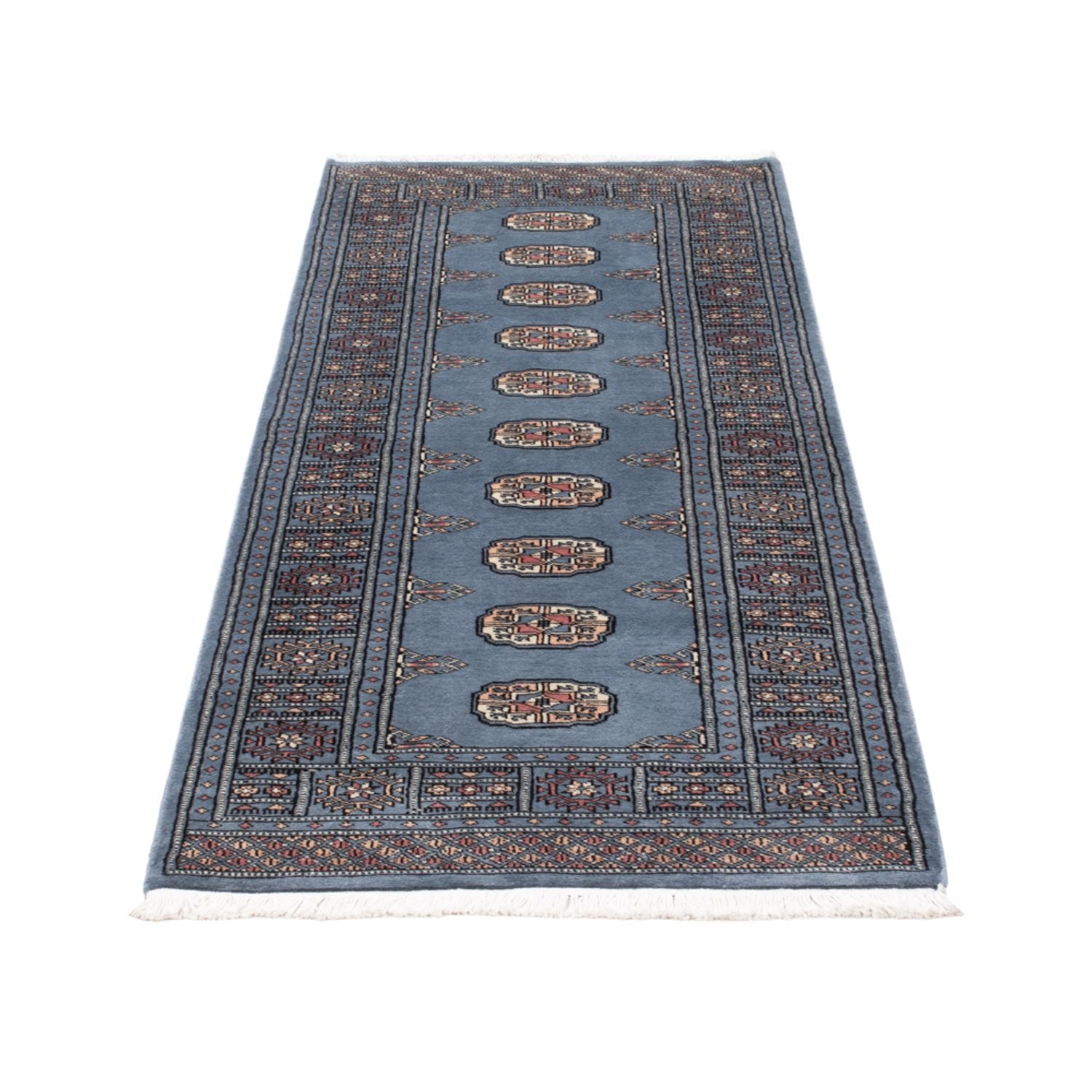 Tapis de couloir Tapis Pakistani - 197 x 77 cm - bleu