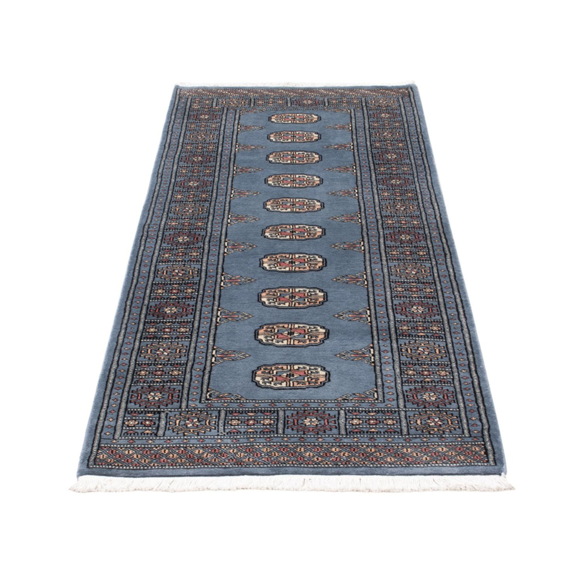 Tapis de couloir Tapis Pakistani - 197 x 77 cm - bleu