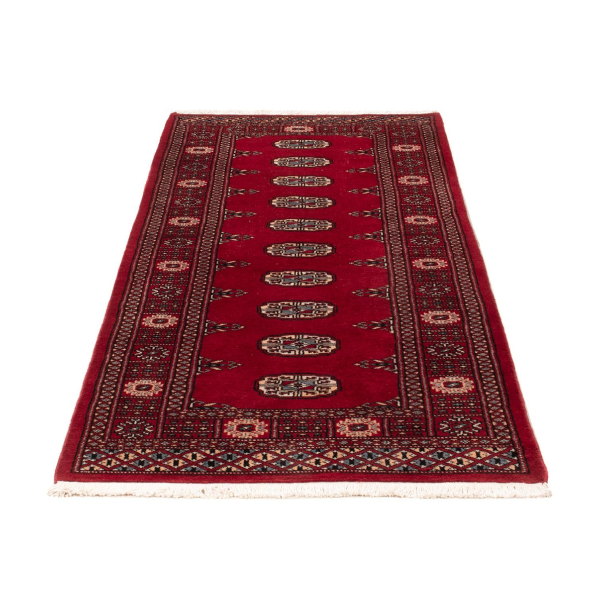 Tapis de couloir Tapis Pakistani - 203 x 80 cm - rouge
