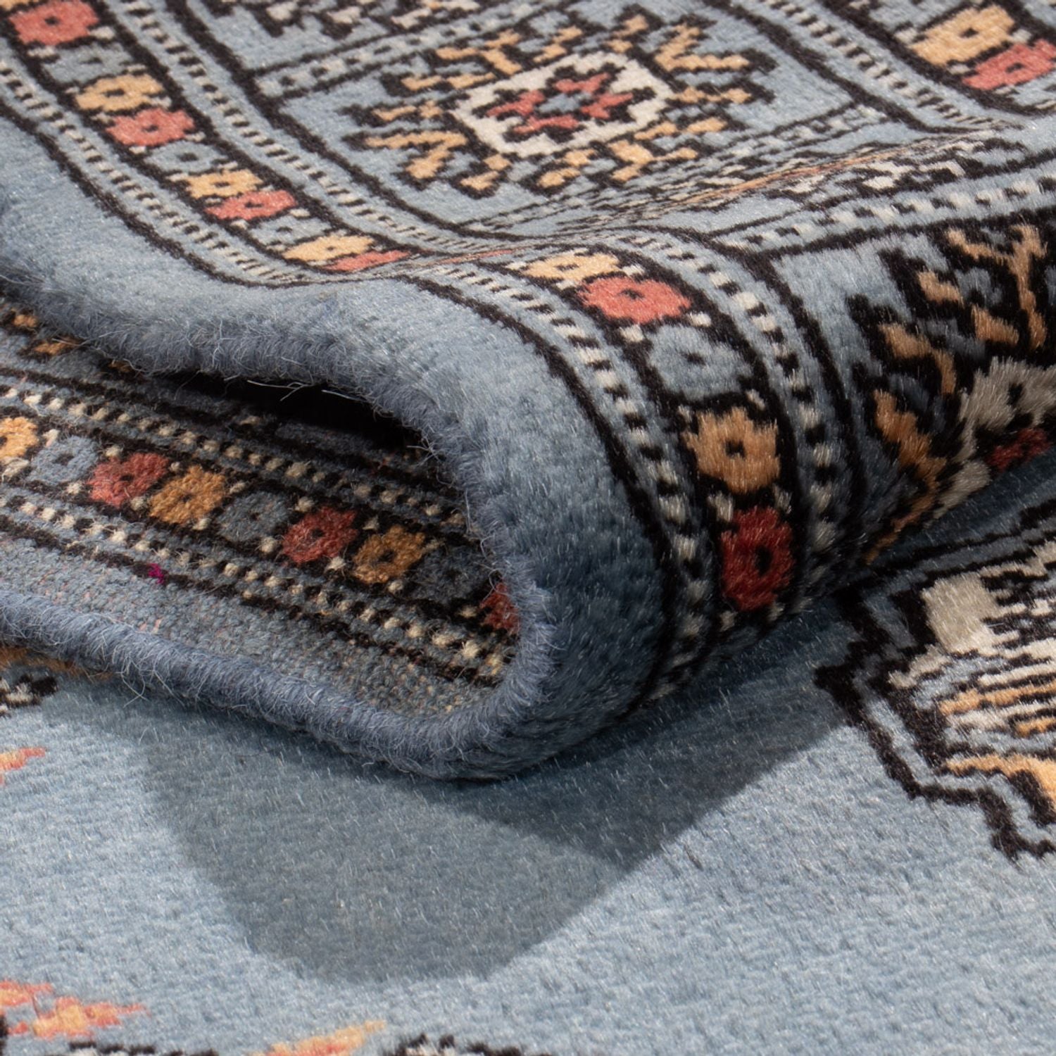 Tapis de couloir Tapis Pakistani - 189 x 75 cm - bleu