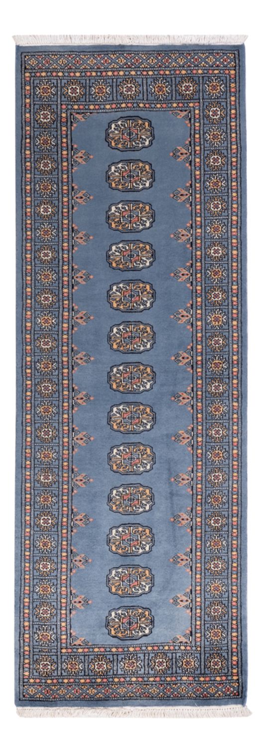 Tapis de couloir Tapis Pakistani - 209 x 76 cm - bleu