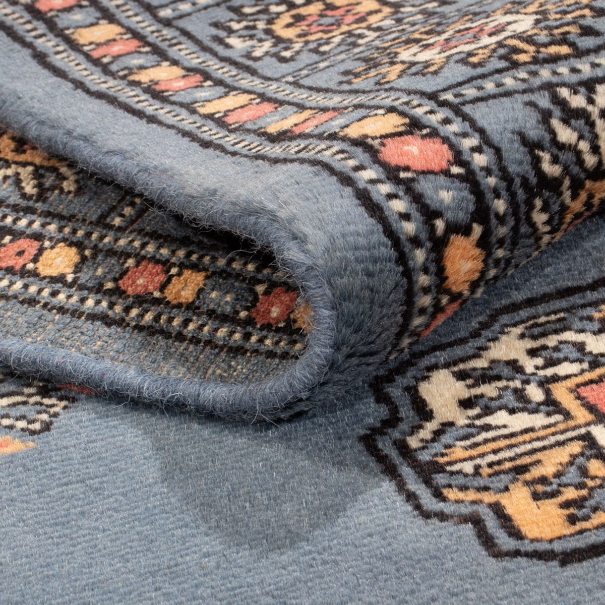 Tapis de couloir Tapis Pakistani - 209 x 76 cm - bleu