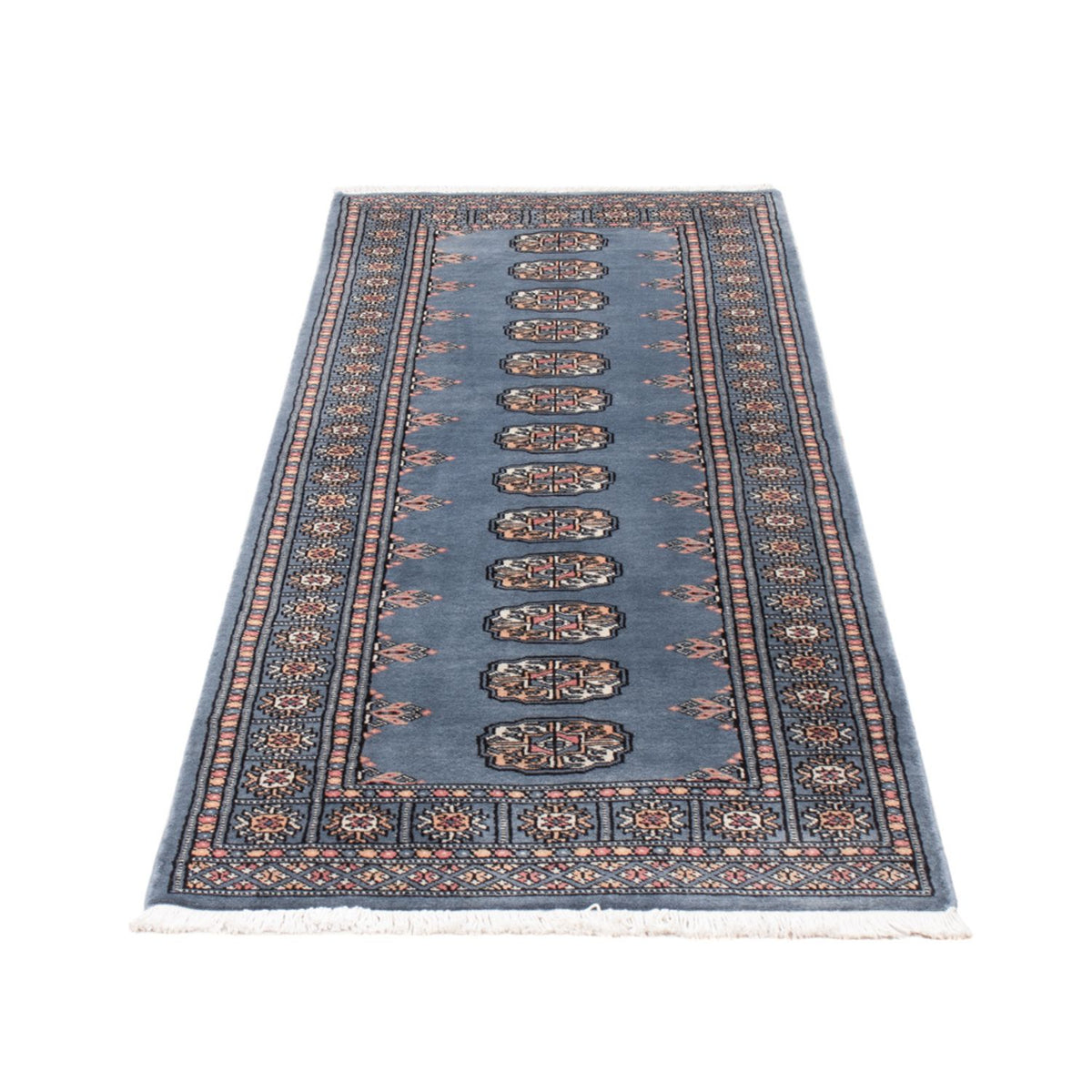Tapis de couloir Tapis Pakistani - 209 x 76 cm - bleu
