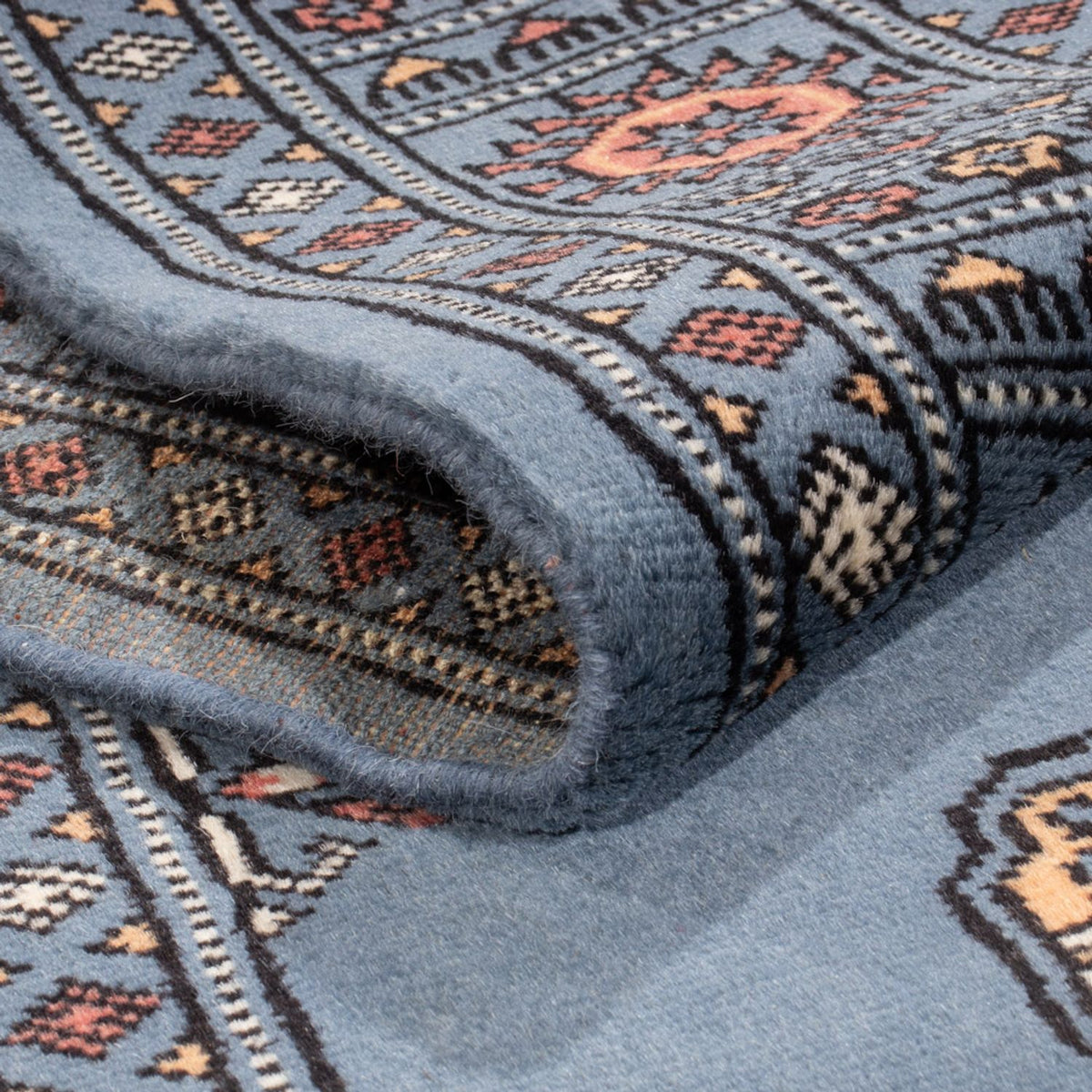 Tapis de couloir Tapis Pakistani - 199 x 80 cm - bleu