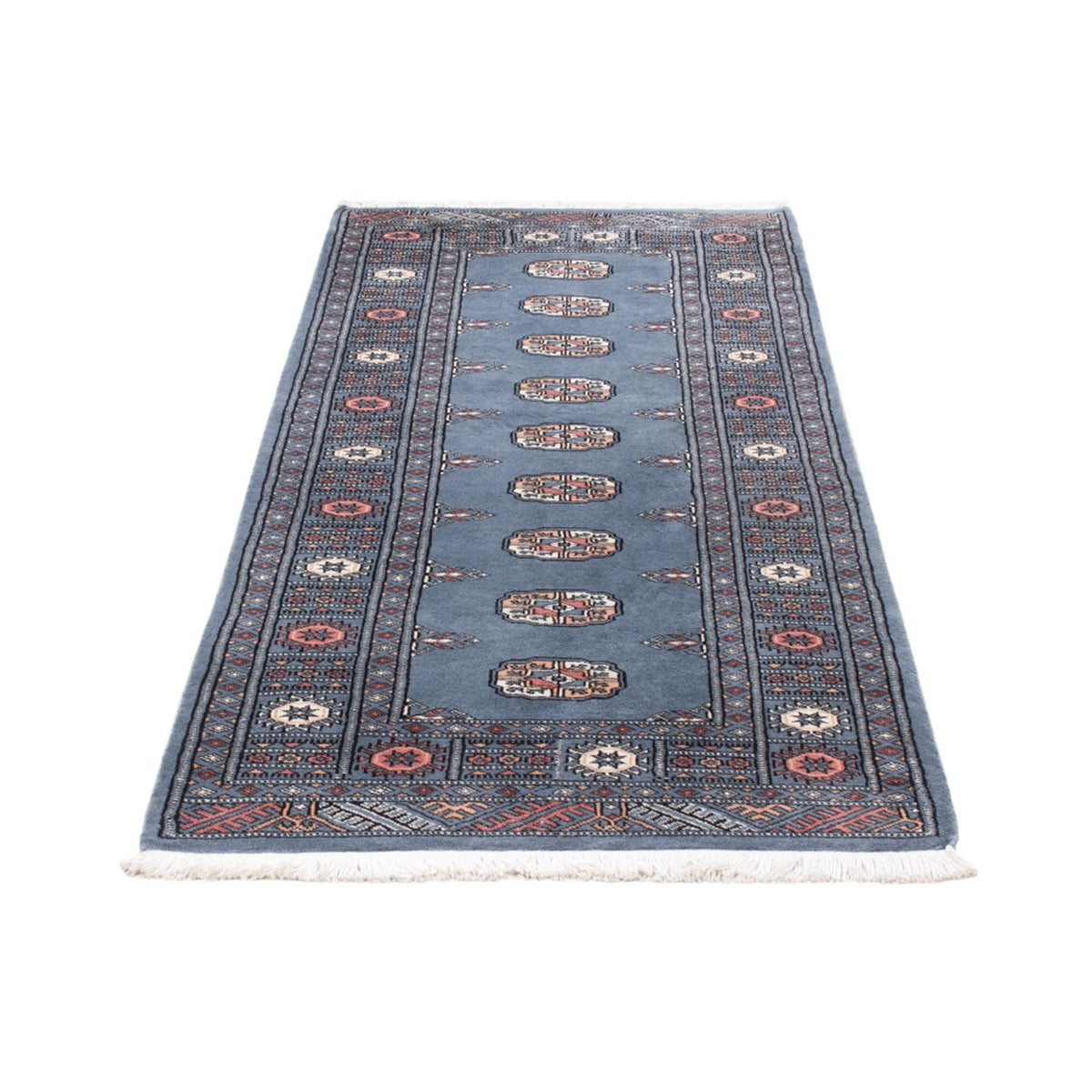 Tapis de couloir Tapis Pakistani - 199 x 80 cm - bleu