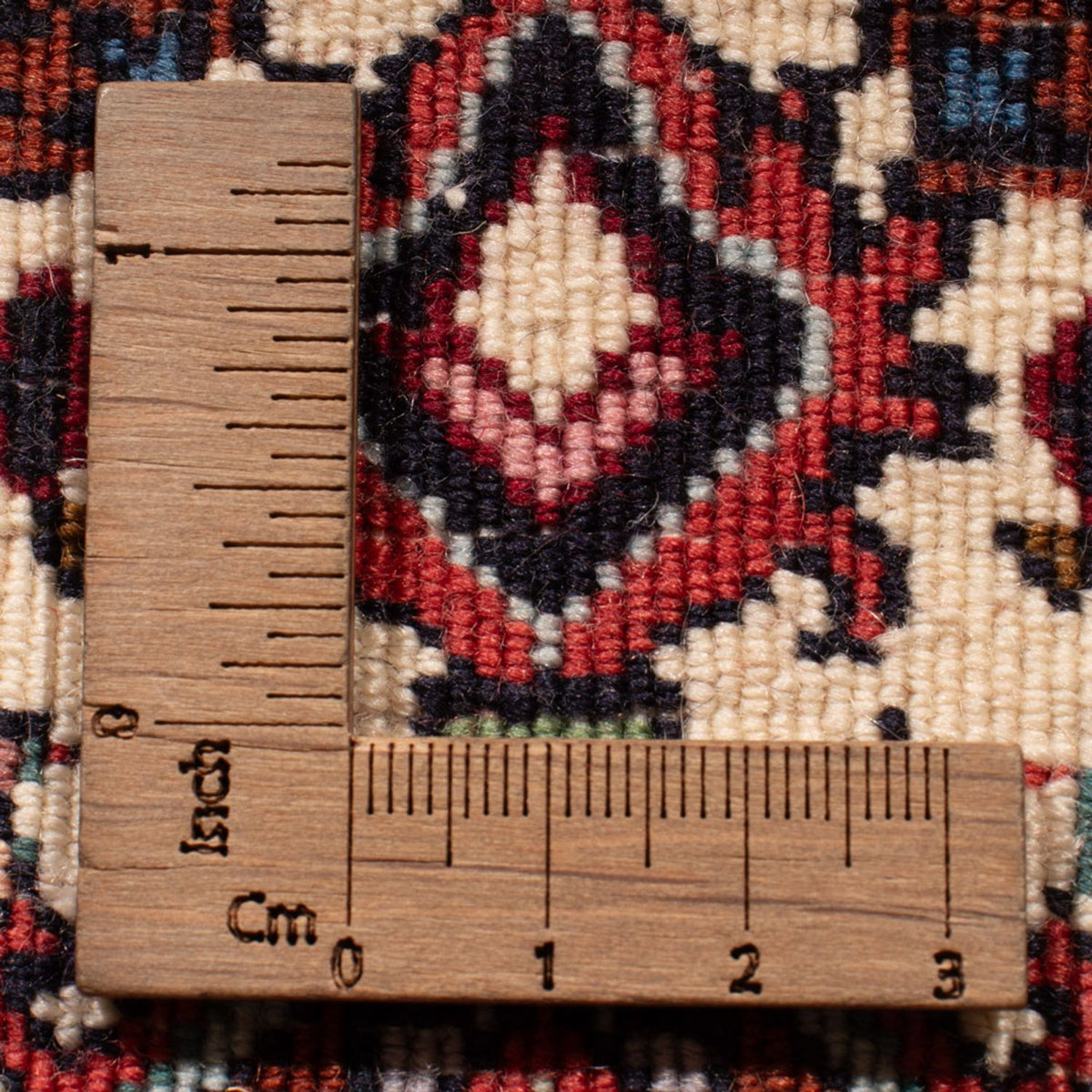 Tapis de couloir Tapis persan - Bidjar - 210 x 77 cm - marron foncé