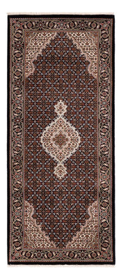 Tapis de couloir Tapis oriental - Tabriz - 202 x 85 cm - beige foncé