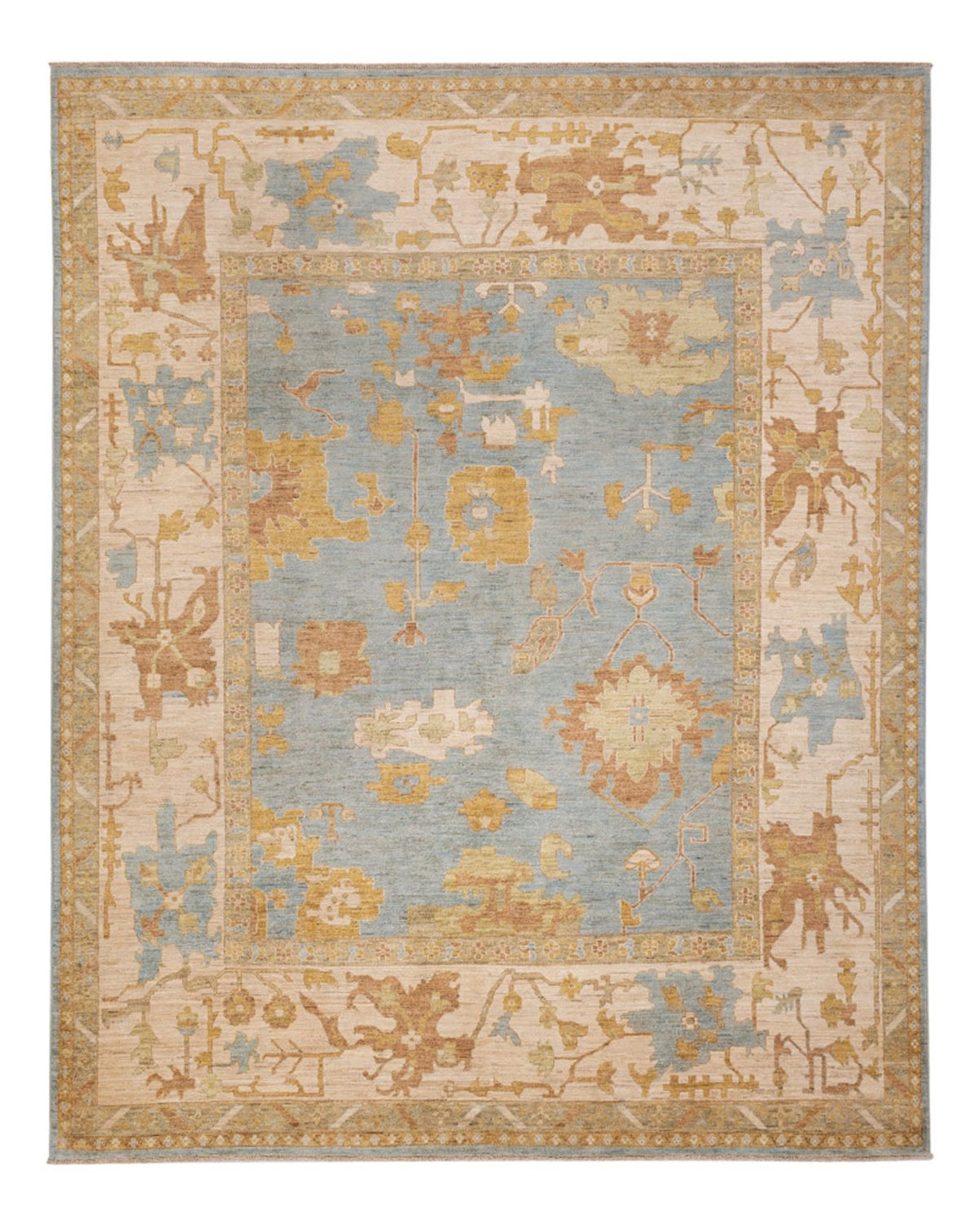 Tapis Ziegler - Usak - 306 x 245 cm - turquoise