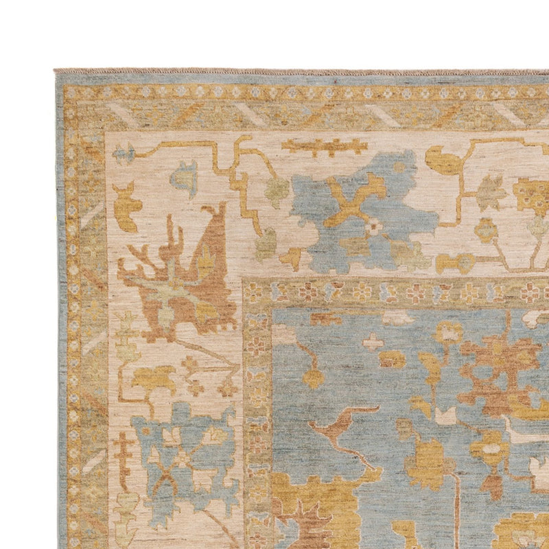 Tapis Ziegler - Usak - 306 x 245 cm - turquoise