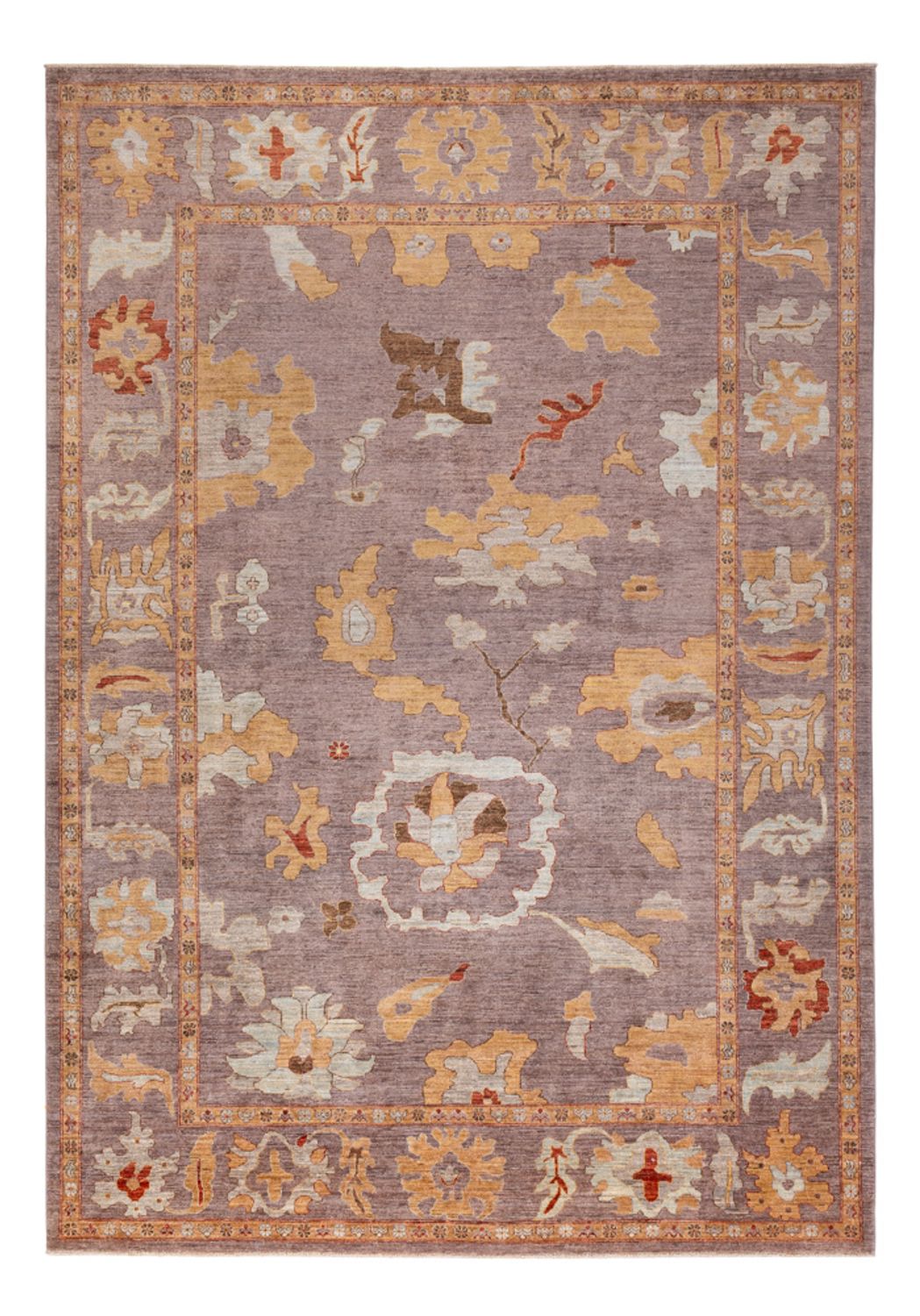 Tapis Ziegler - Usak - 349 x 247 cm - bleu foncé