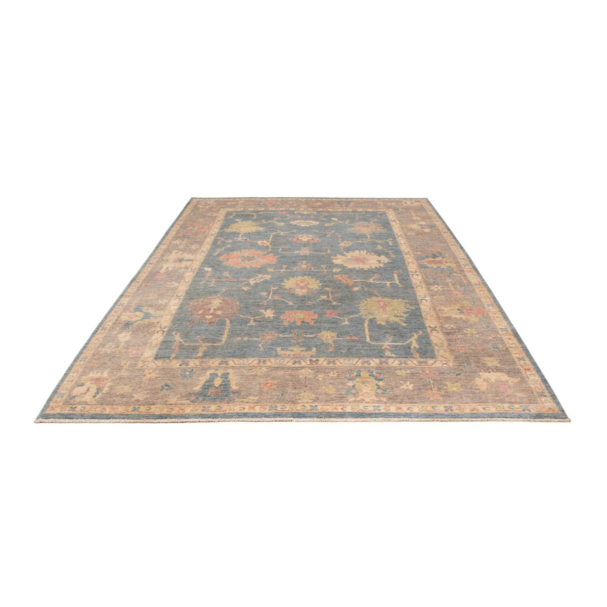 Tapis Ziegler - Usak - 352 x 247 cm - bleu