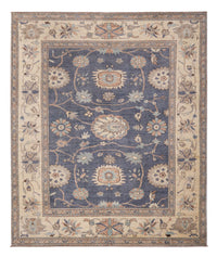 Tapis Ziegler - Usak - 298 x 249 cm - bleu de mer