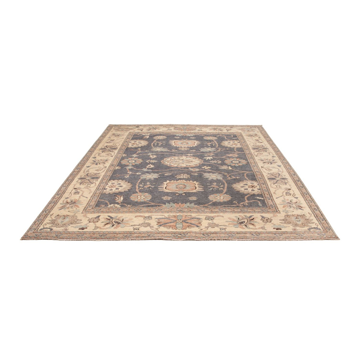 Tapis Ziegler - Usak - 298 x 249 cm - bleu de mer