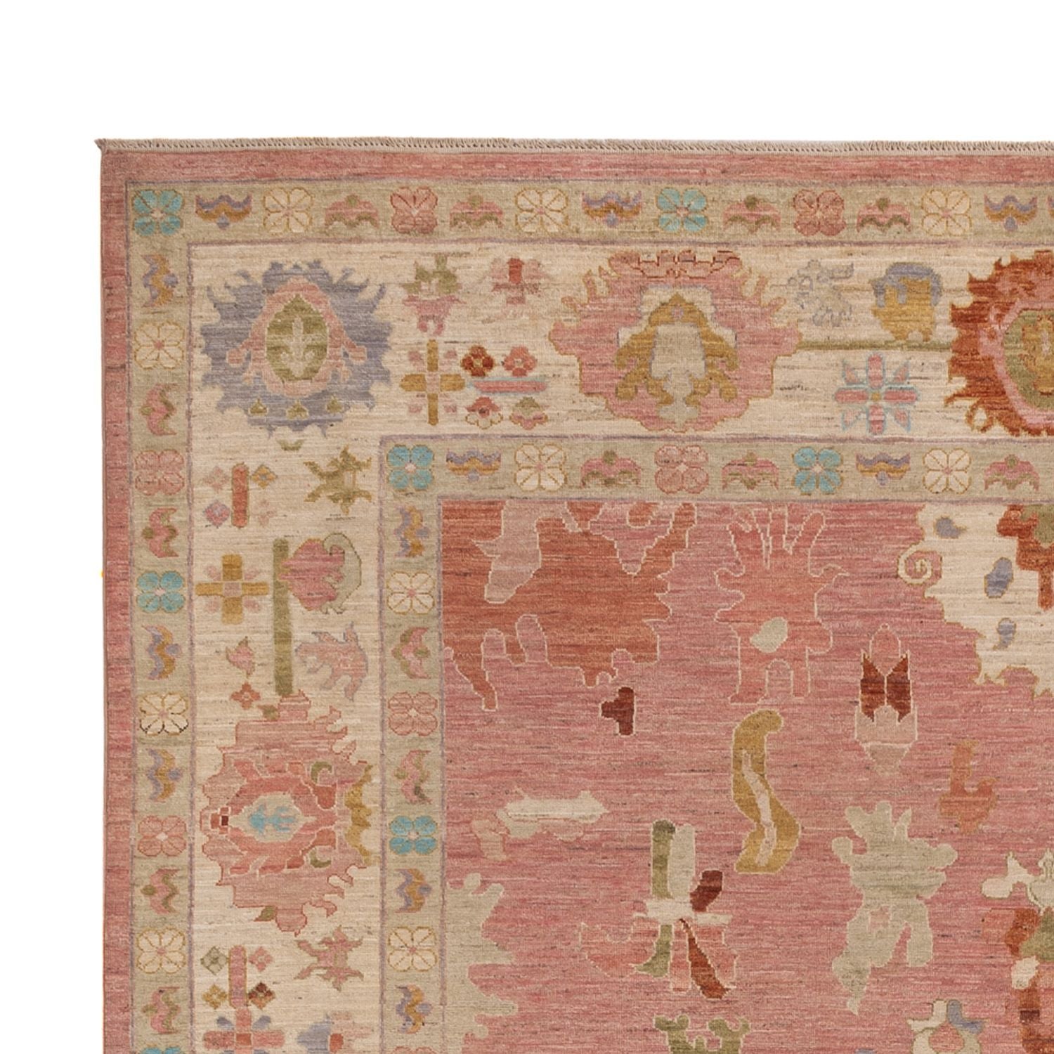 Tapis Ziegler - Usak - 359 x 237 cm - rouge clair