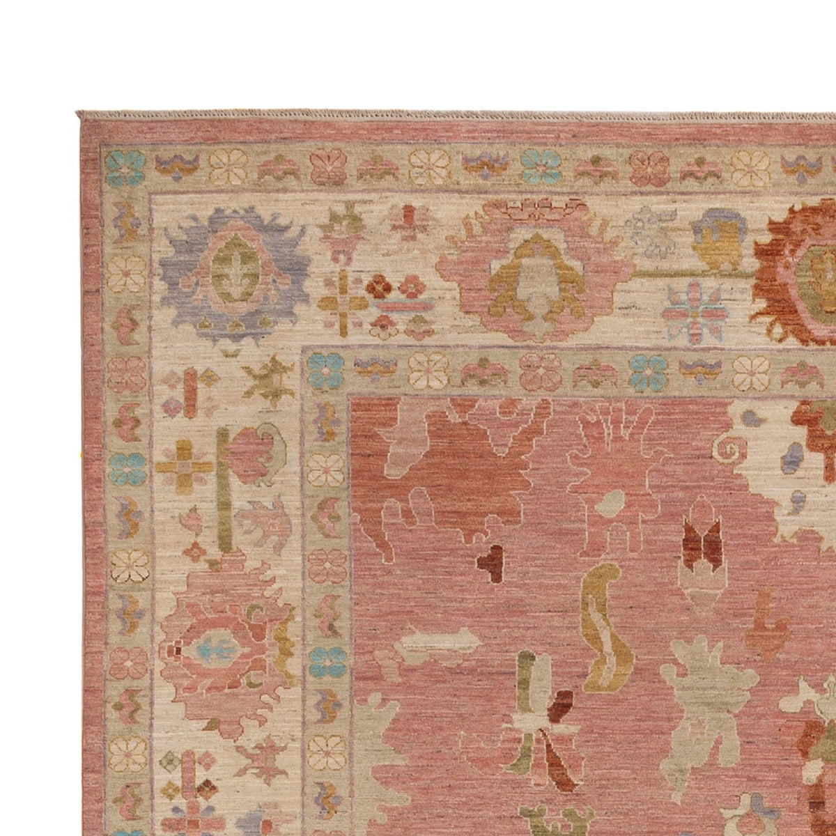 Tapis Ziegler - Usak - 359 x 237 cm - rouge clair