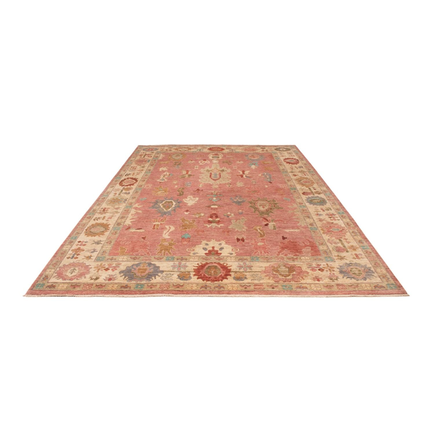 Tapis Ziegler - Usak - 359 x 237 cm - rouge clair