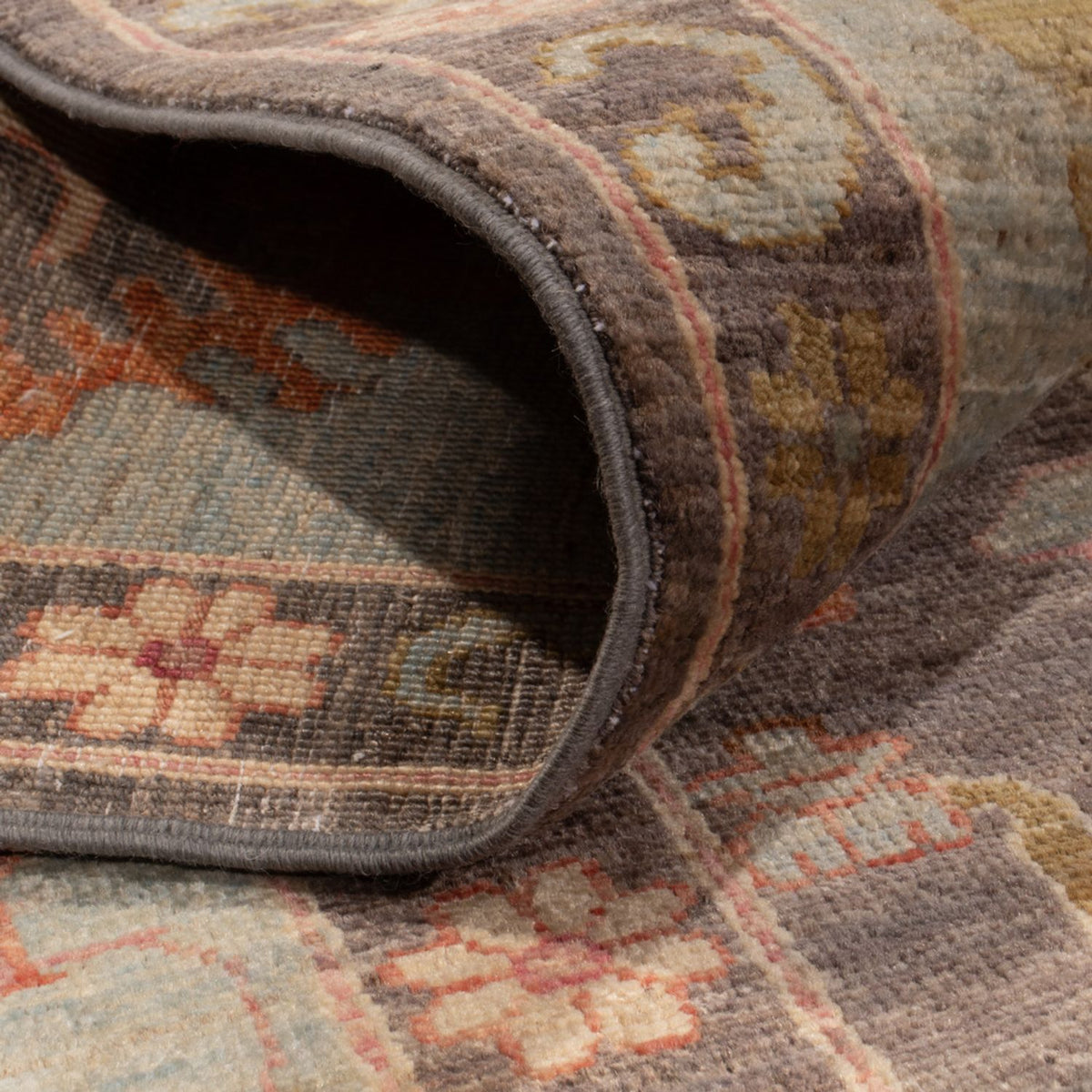 Tapis Ziegler - Usak - 352 x 242 cm - bleu foncé