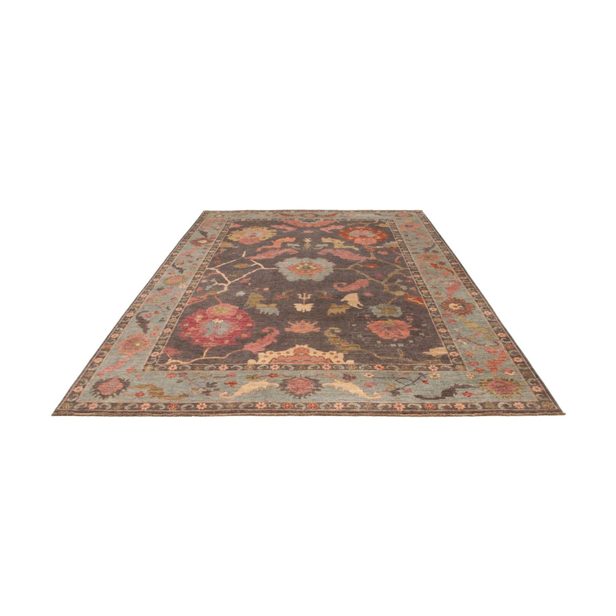Tapis Ziegler - Usak - 352 x 242 cm - bleu foncé