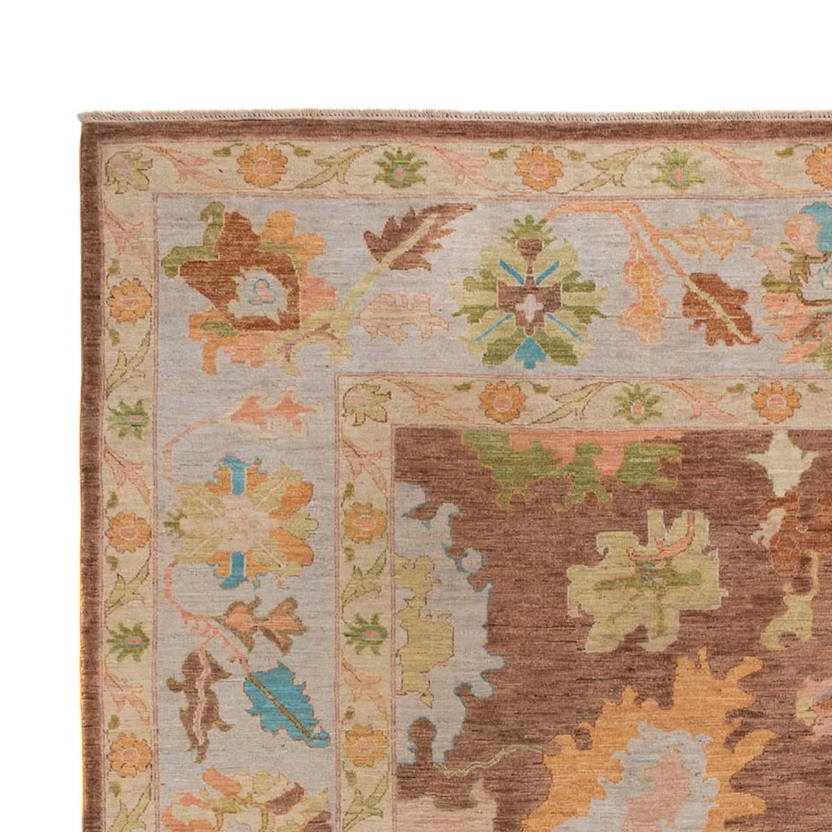 Tapis Ziegler - Usak - 343 x 243 cm - beige foncé