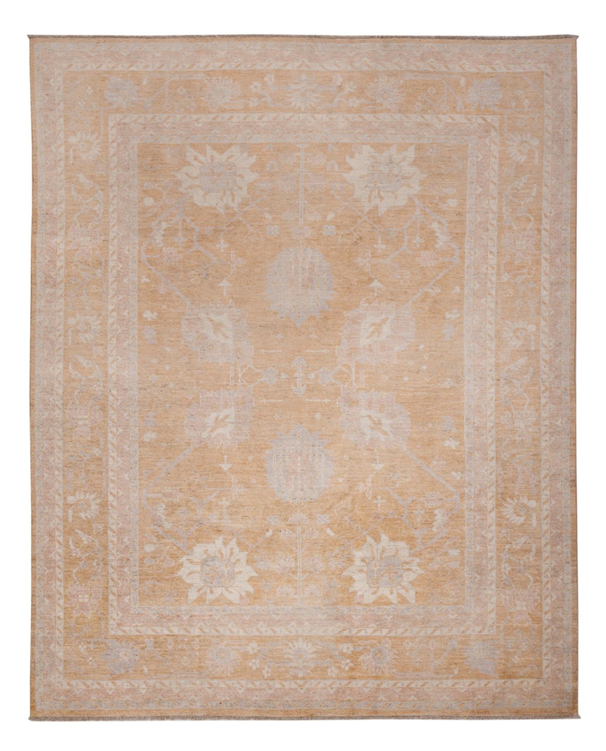 Tapis Ziegler - Usak - 306 x 246 cm - beige foncé