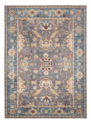Tapis Ziegler - Usak - 341 x 251 cm - bleu foncé