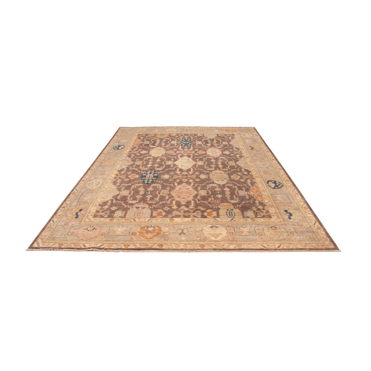 Tapis Ziegler - Usak - 353 x 244 cm - beige foncé