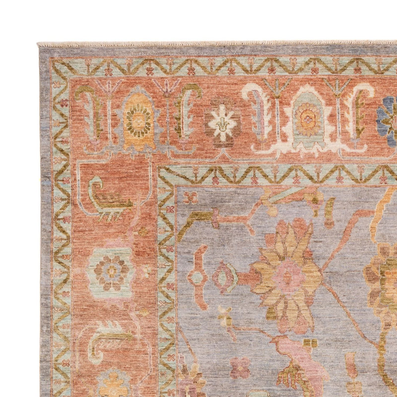 Tapis Ziegler - Usak - 306 x 243 cm - bleu clair