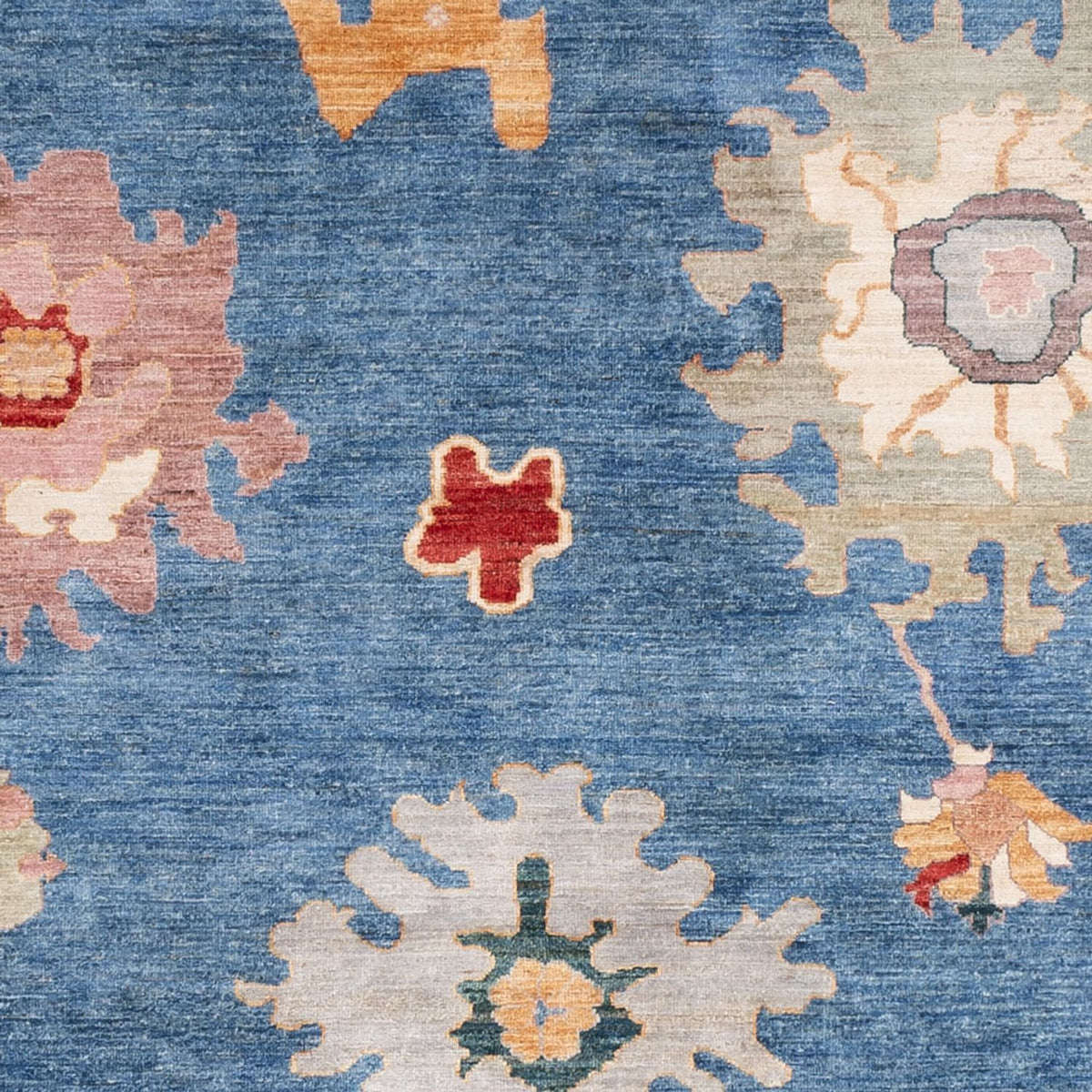 Tapis Ziegler - Usak - 289 x 244 cm - bleu