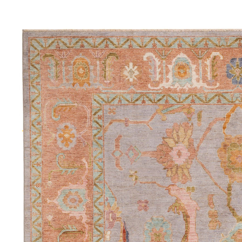 Tapis Ziegler - Usak - 346 x 243 cm - bleu clair