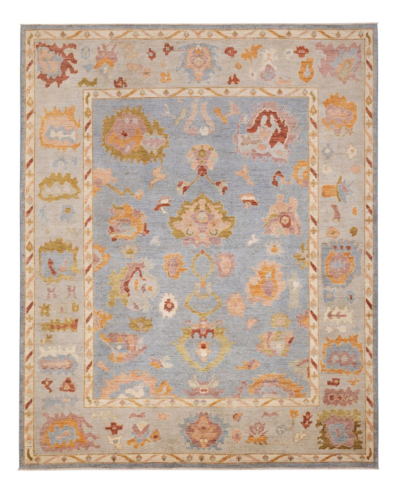 Tapis Ziegler - Usak - 306 x 245 cm - bleu clair