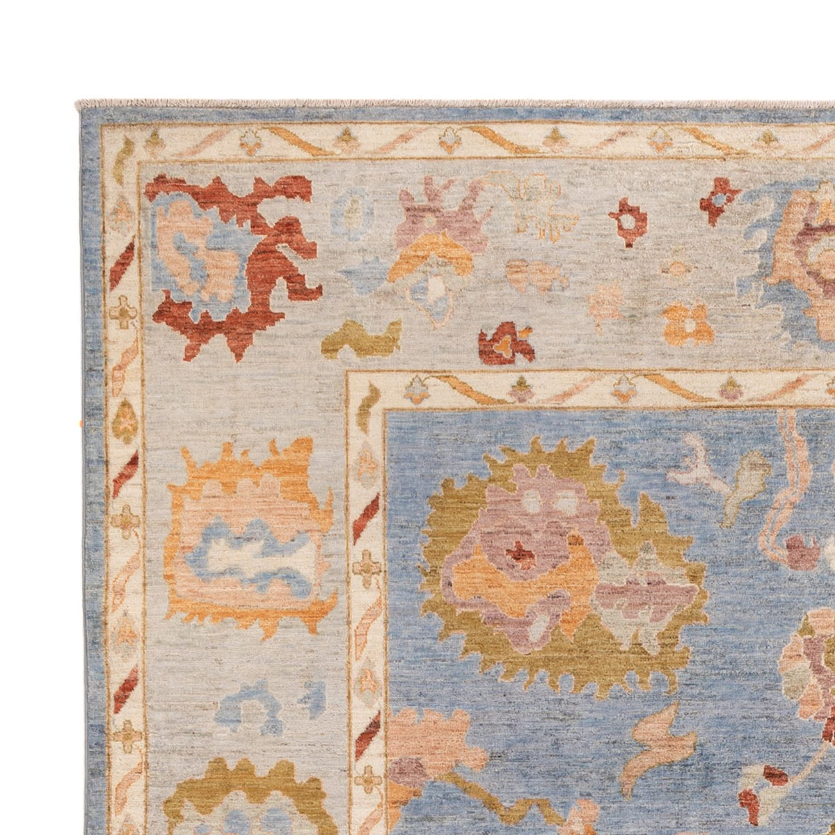 Tapis Ziegler - Usak - 332 x 242 cm - bleu