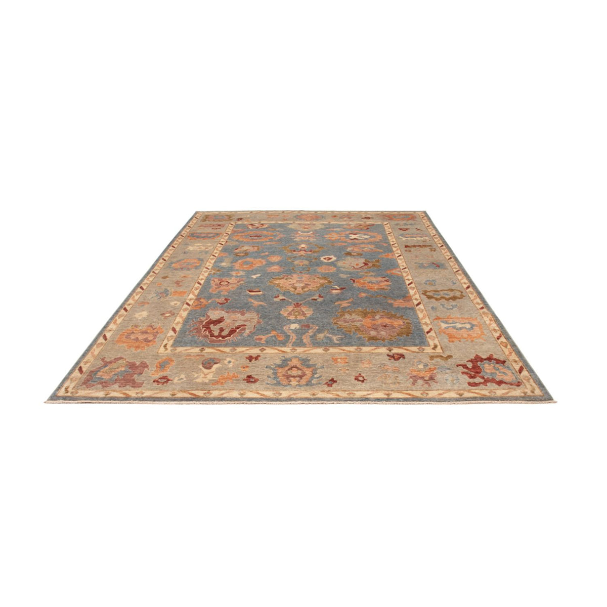 Tapis Ziegler - Usak - 332 x 242 cm - bleu