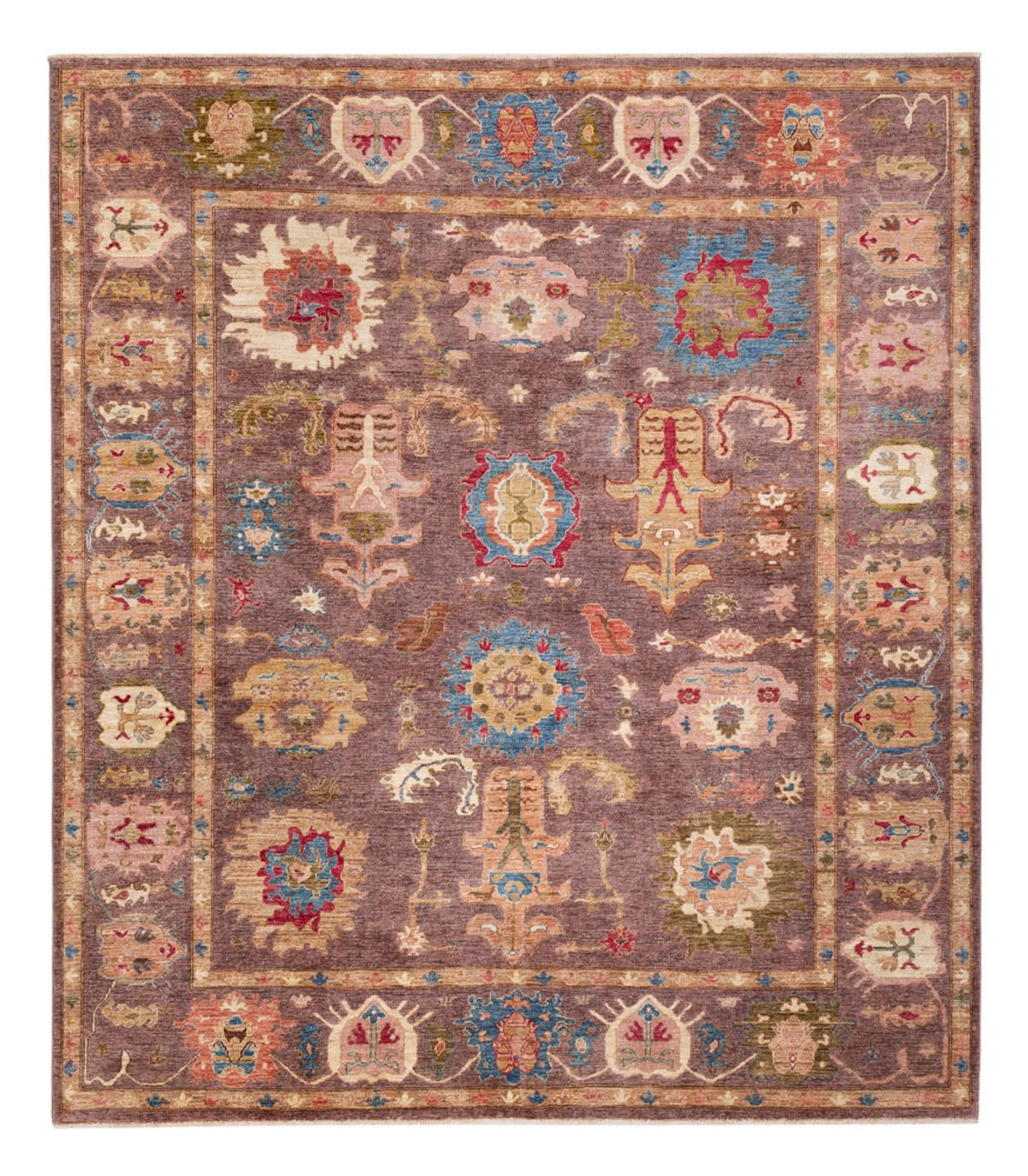 Tapis Ziegler - Usak - 288 x 253 cm - beige foncé