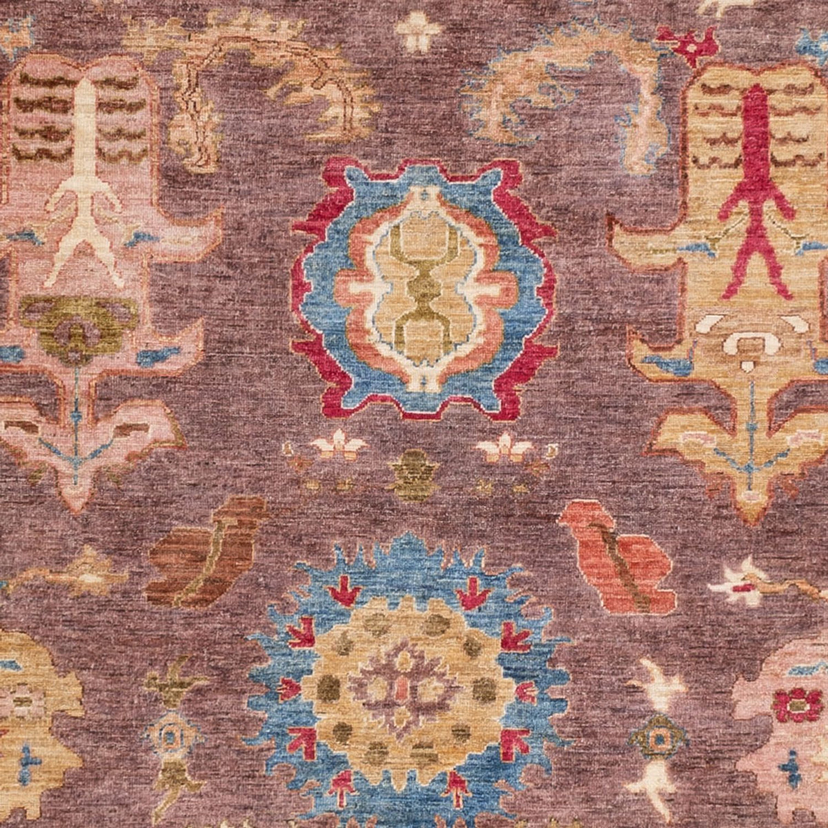 Tapis Ziegler - Usak - 288 x 253 cm - beige foncé