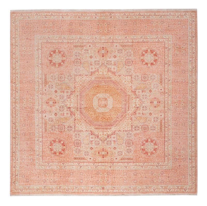Tapis Ziegler - Ariana carré  - 207 x 198 cm - rouge clair