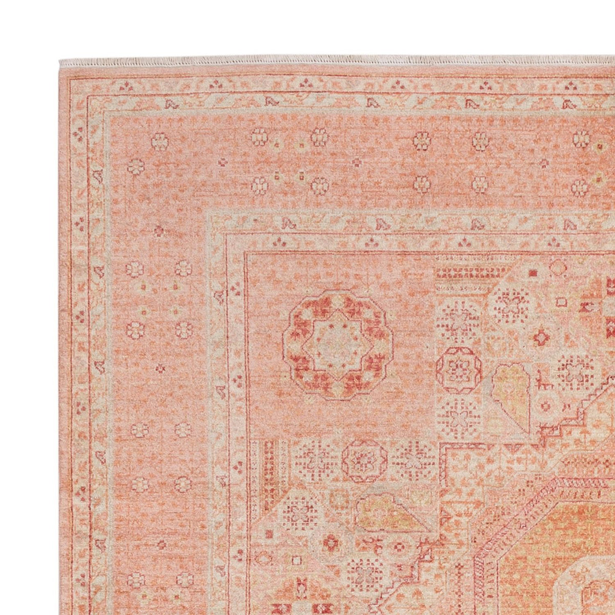 Tapis Ziegler - Ariana carré  - 207 x 198 cm - rouge clair