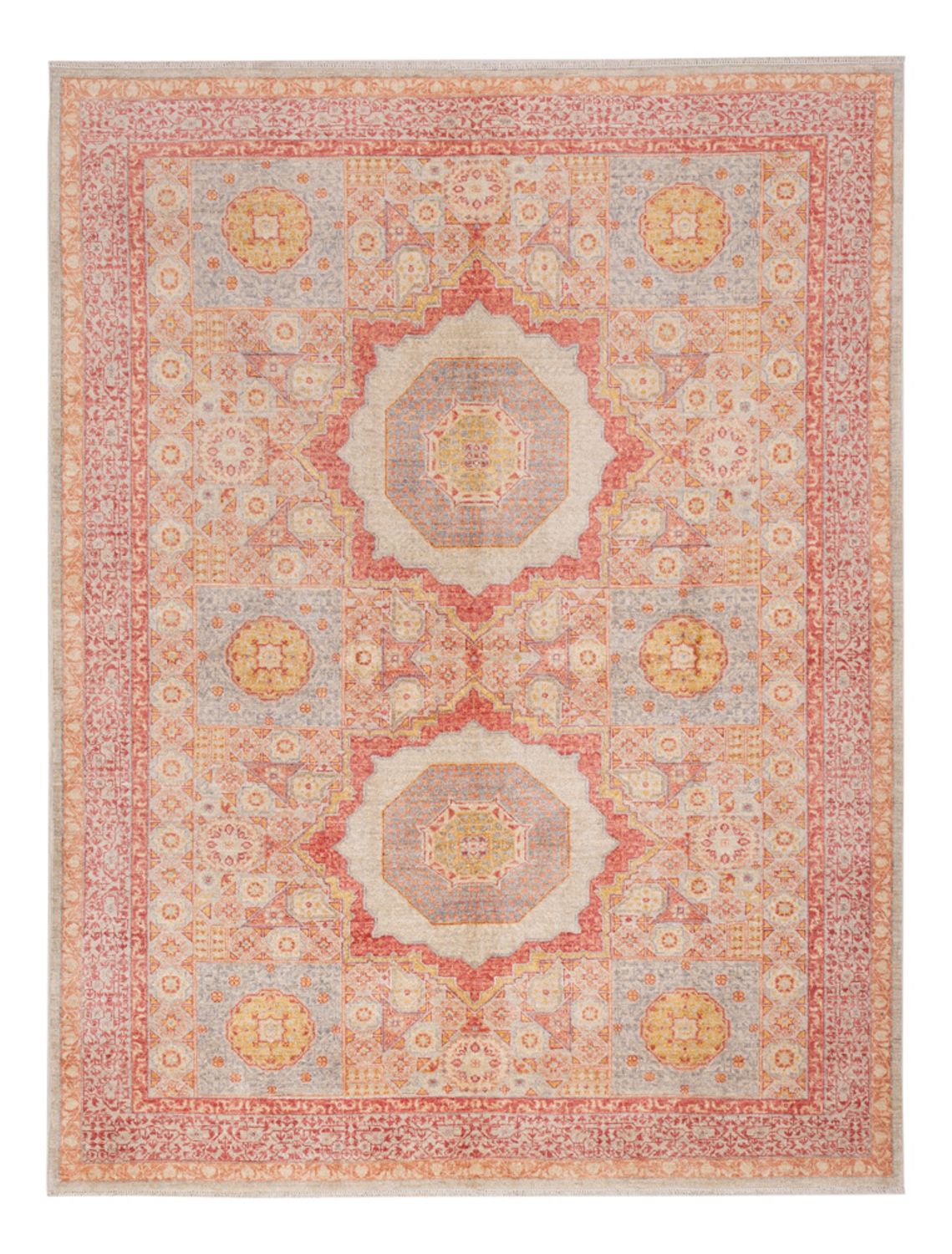Tapis Ziegler - Ariana - 232 x 177 cm - rouge clair