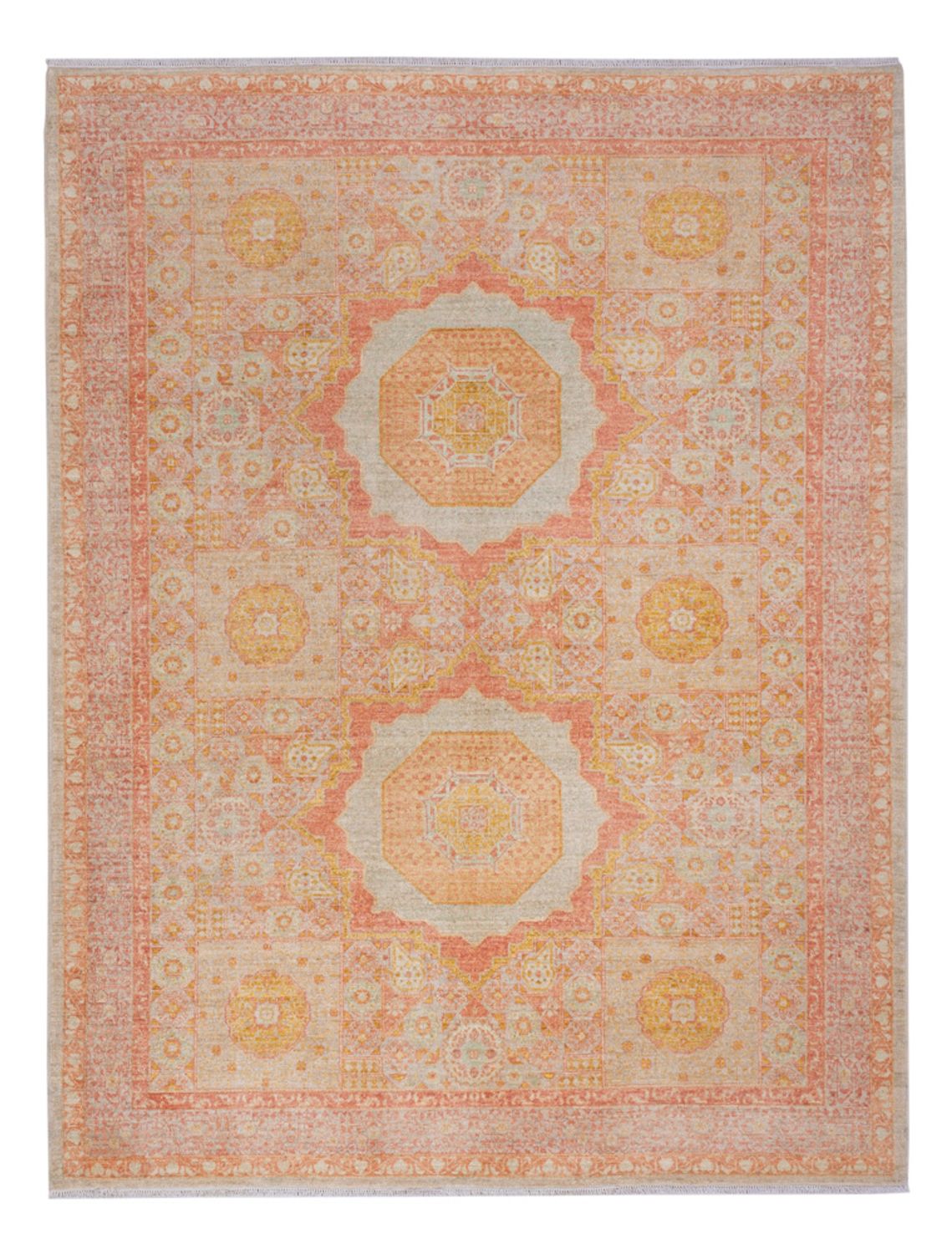 Tapis Ziegler - Ariana - 242 x 181 cm - rouge clair