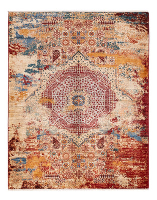 Tapis design - 198 x 155 cm - multicolore