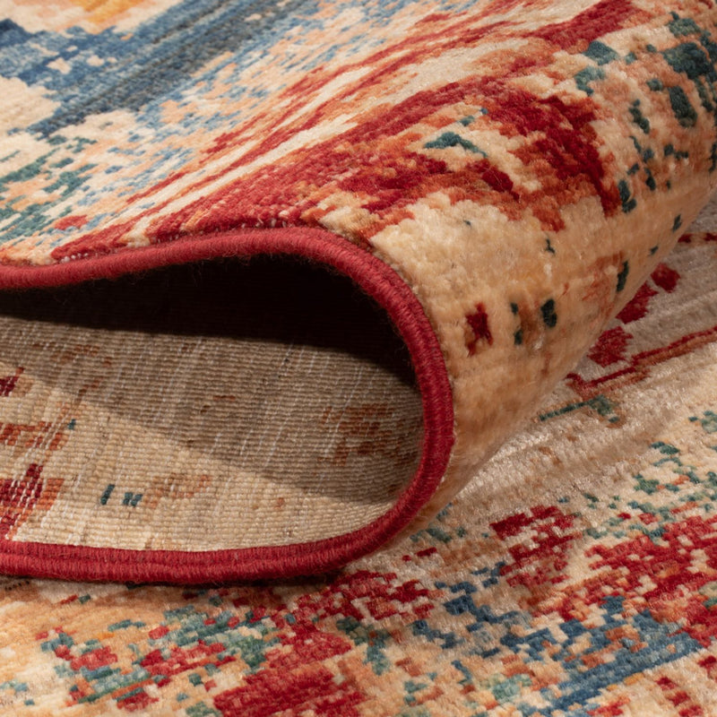 Tapis design - 198 x 155 cm - multicolore