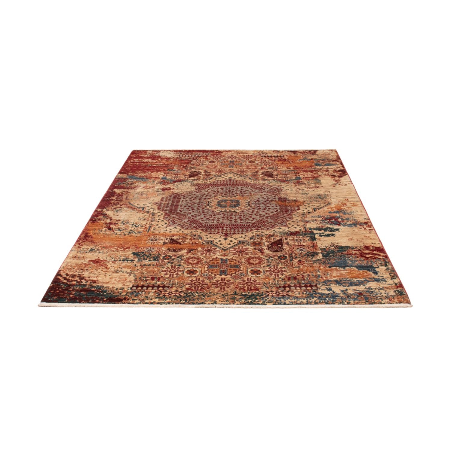 Tapis design - 198 x 155 cm - multicolore