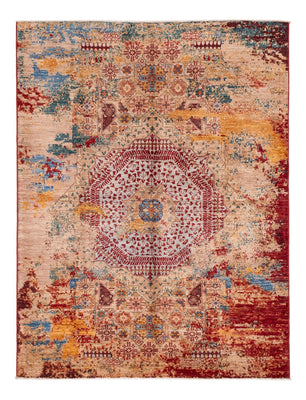 Tapis design - 201 x 152 cm - multicolore