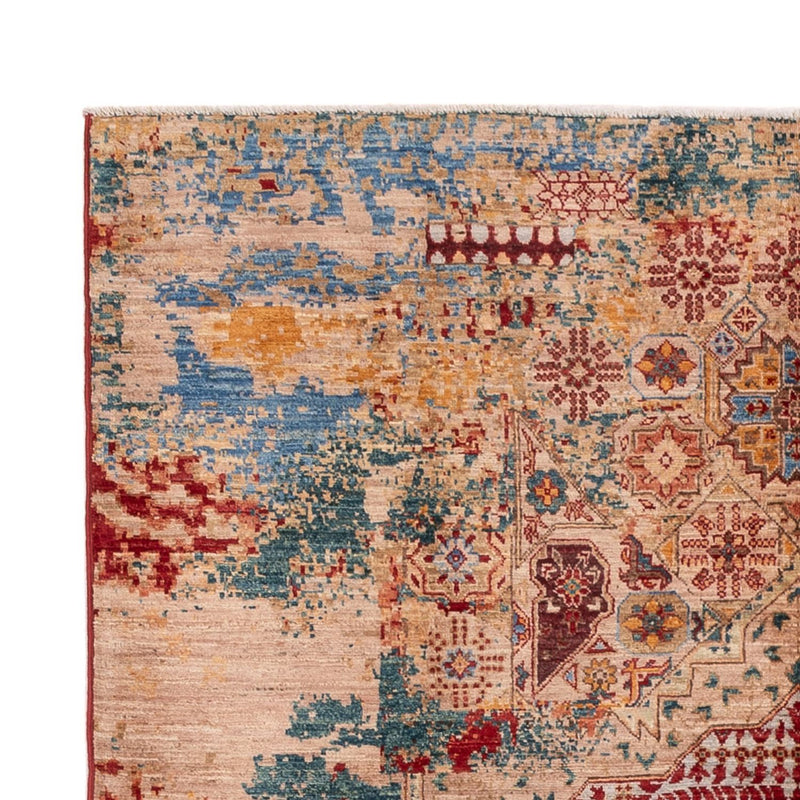 Tapis design - 201 x 152 cm - multicolore