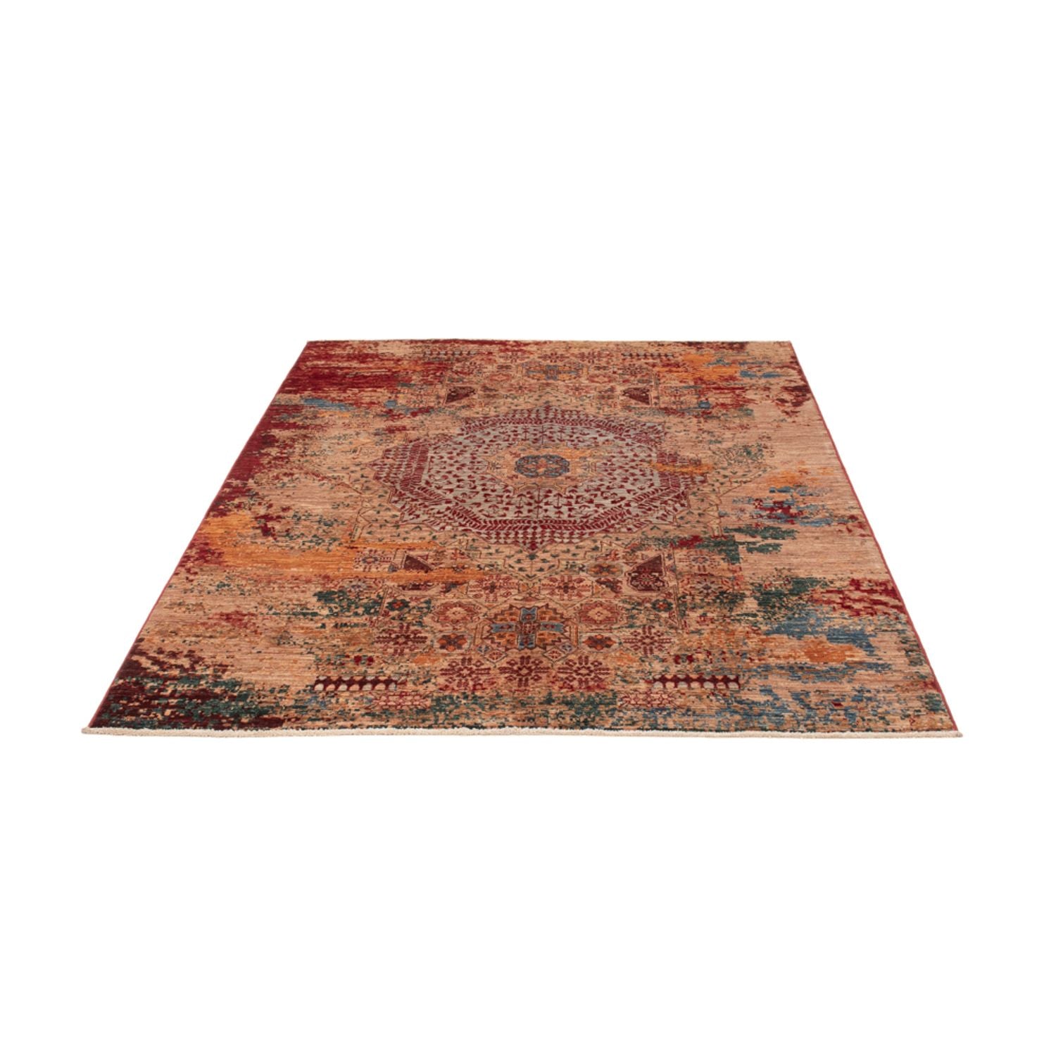 Tapis design - 201 x 152 cm - multicolore
