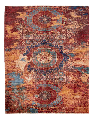 Tapis design - 195 x 156 cm - multicolore