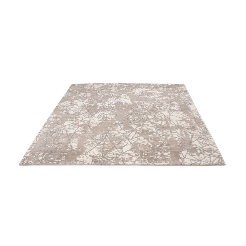 Tapis design - 203 x 152 cm - argent